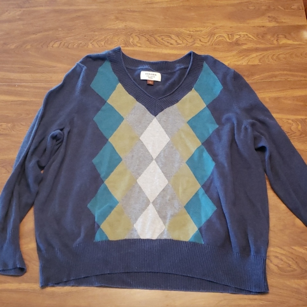 Sonoma argyle sweater